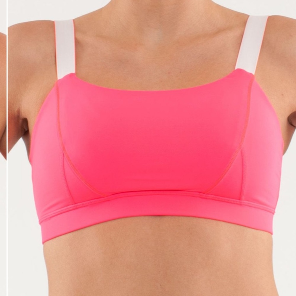 Size 12 Lululemon Adjust Me Bra in Flash
